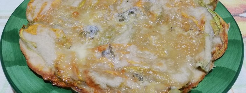 Fiori di zucca in pastella