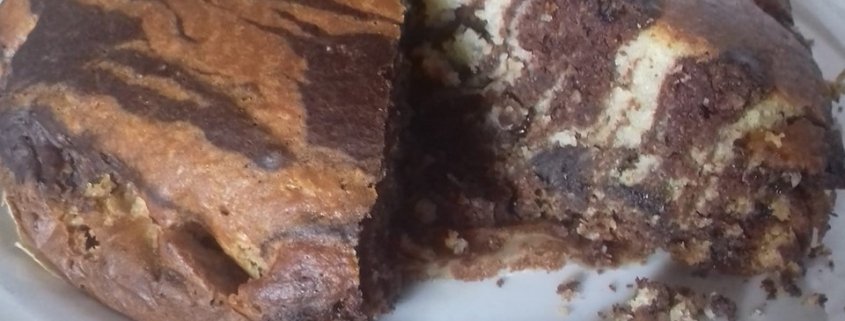torta marmorizzata al cocco