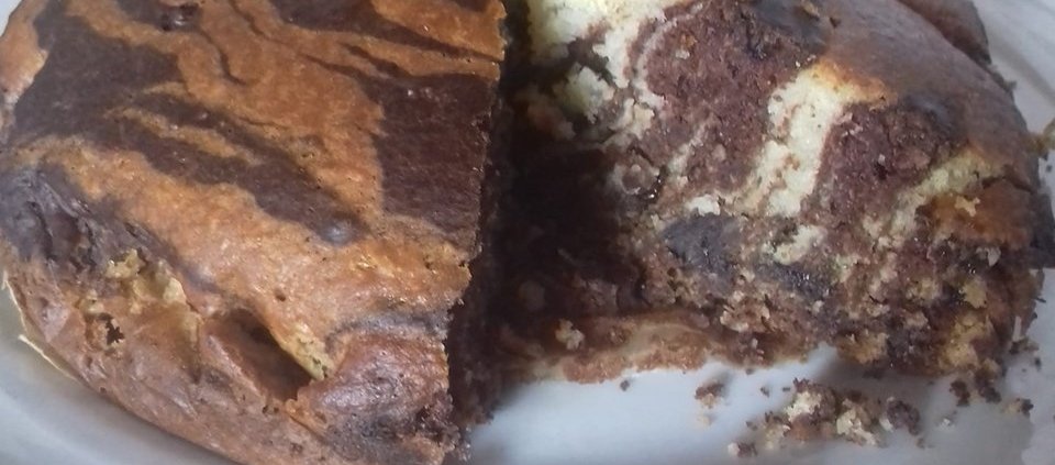 torta marmorizzata al cocco