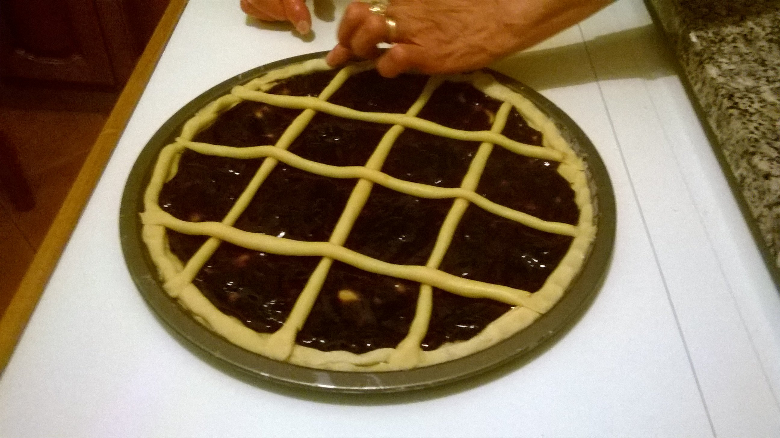 Crostata alla marmellata di prugne