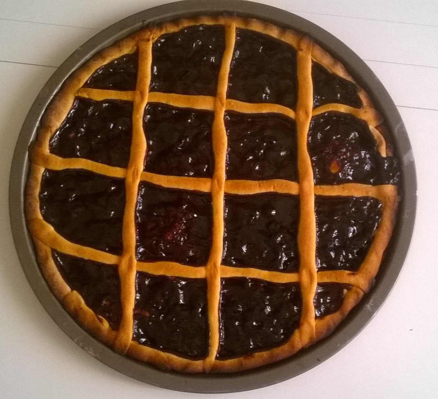 Crostata alla marmellata di prugne