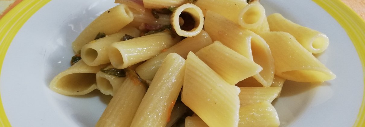 Pasta ai fiori di zucca