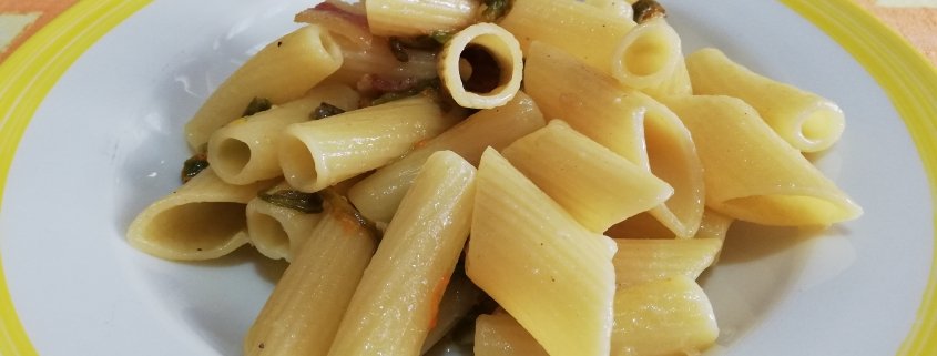 Pasta ai fiori di zucca