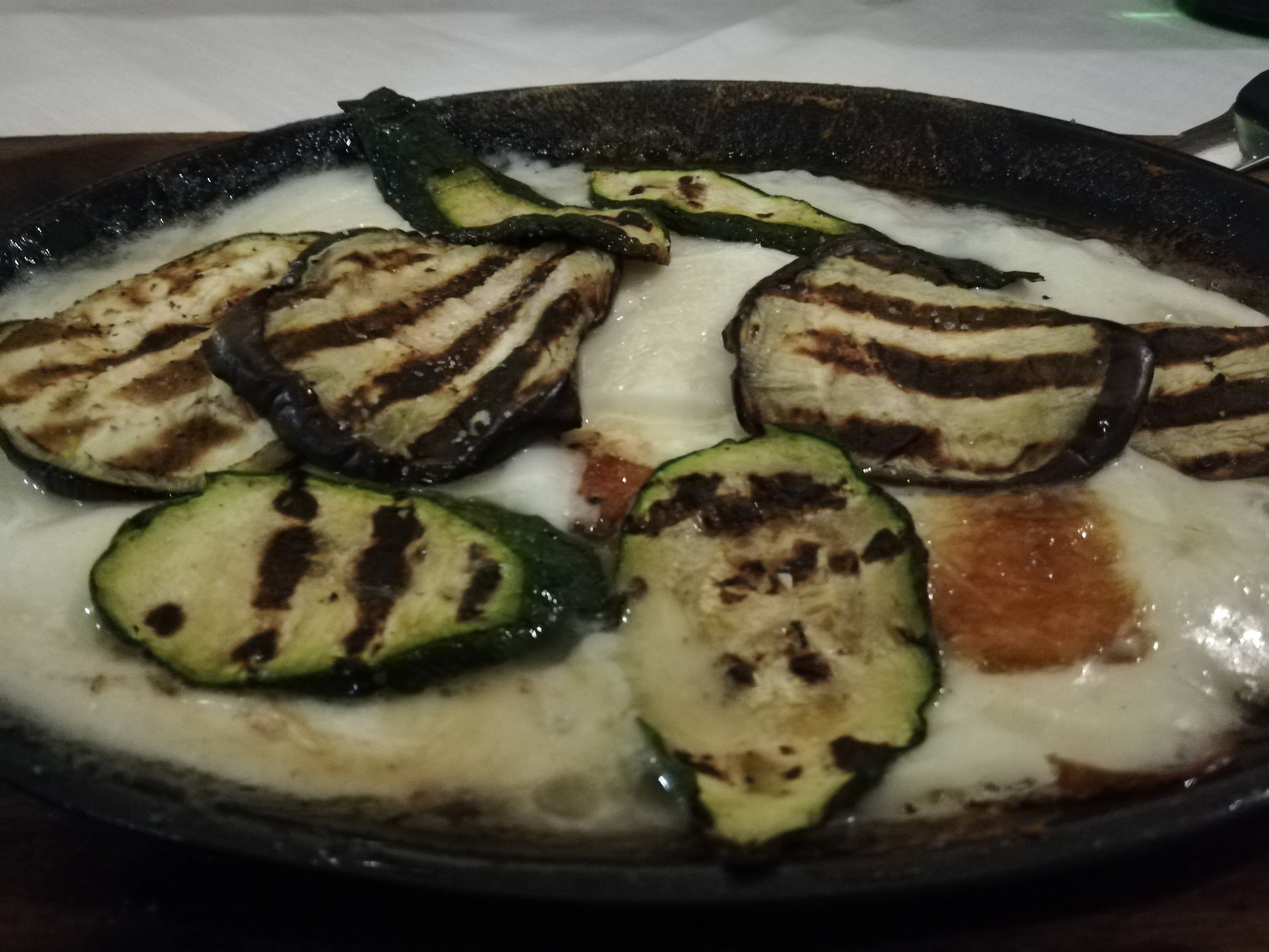 Scamorza alle verdure grigliate