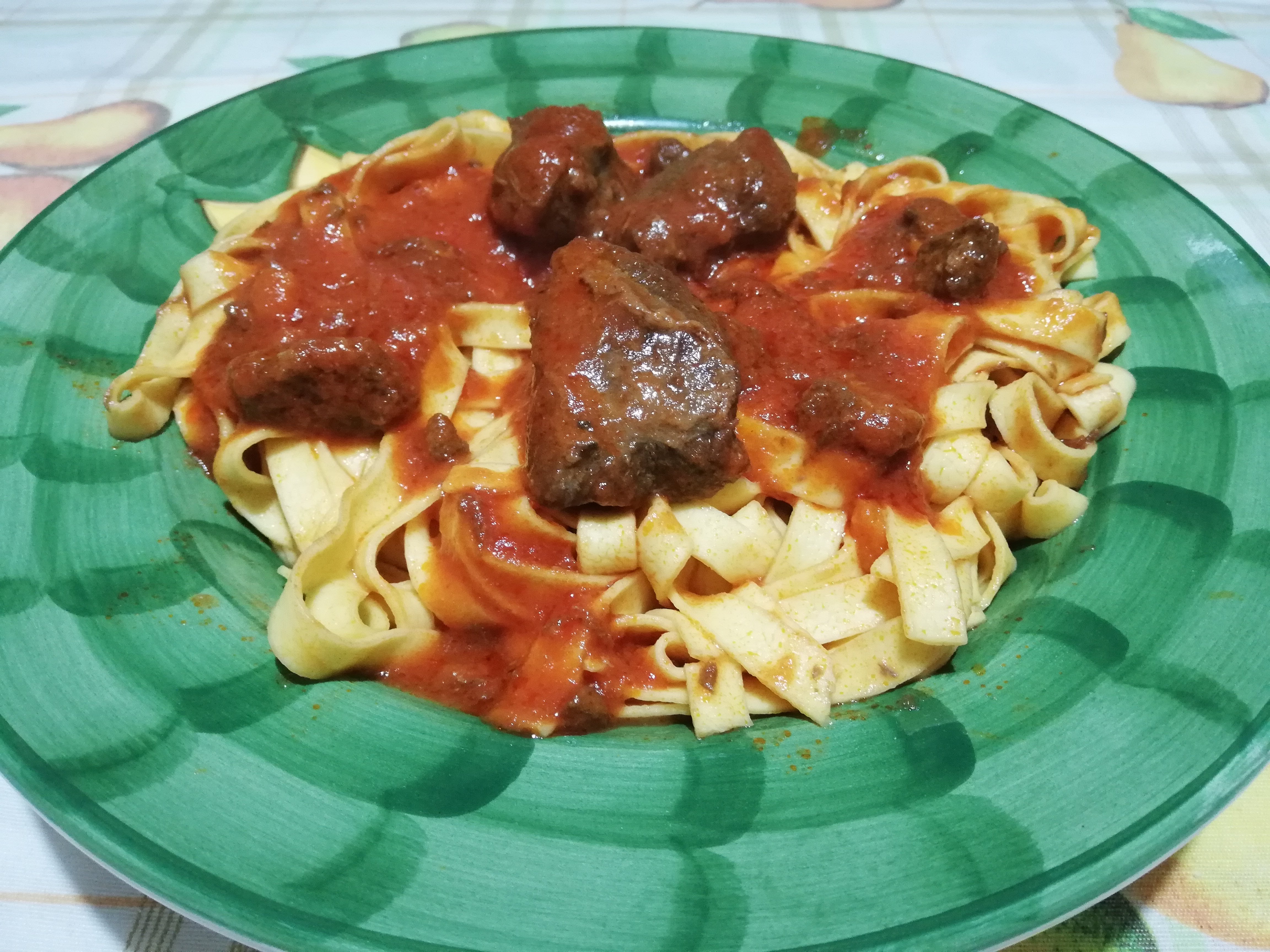Tagliatelle al ragù di cinghiale