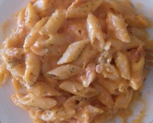 mezze penne al baffo