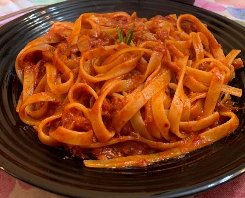 Fettuccine rosso fuoco