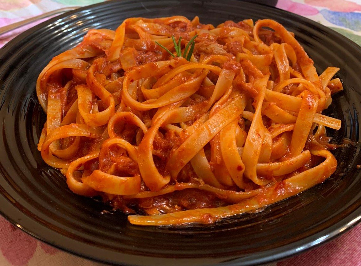 Fettuccine rosso fuoco