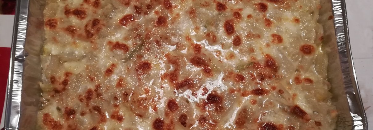 Finocchi gratinati con mozzarella