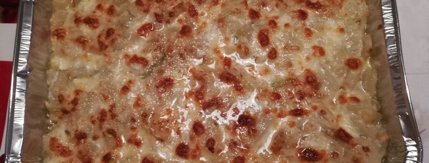 Finocchi gratinati con mozzarella