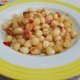 Chicche napoletane con fiori di zucca e speck