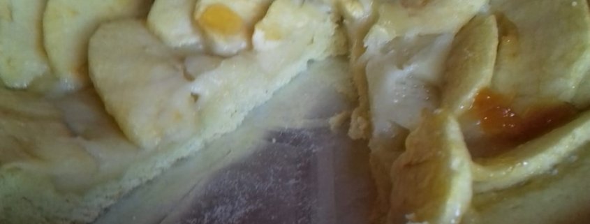 crostata di mele e crema pasticcera