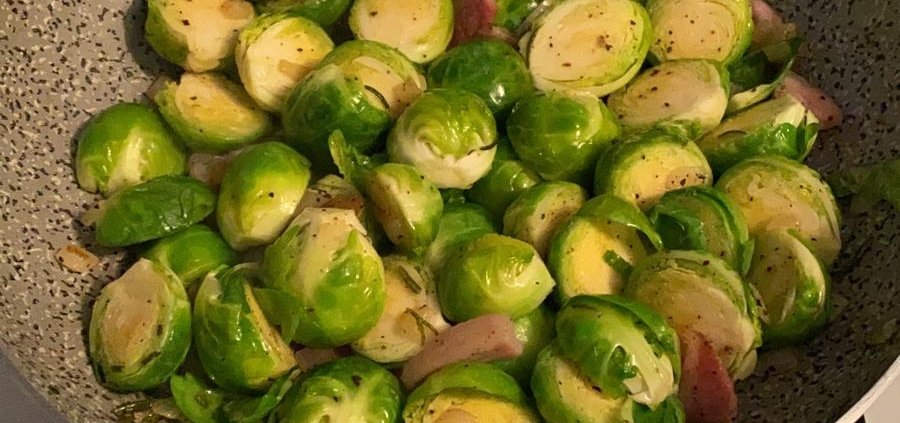 Cavoli di Bruxelles in padella
