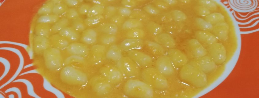 Chicche di patate alla crema di zucca e gorgonzola