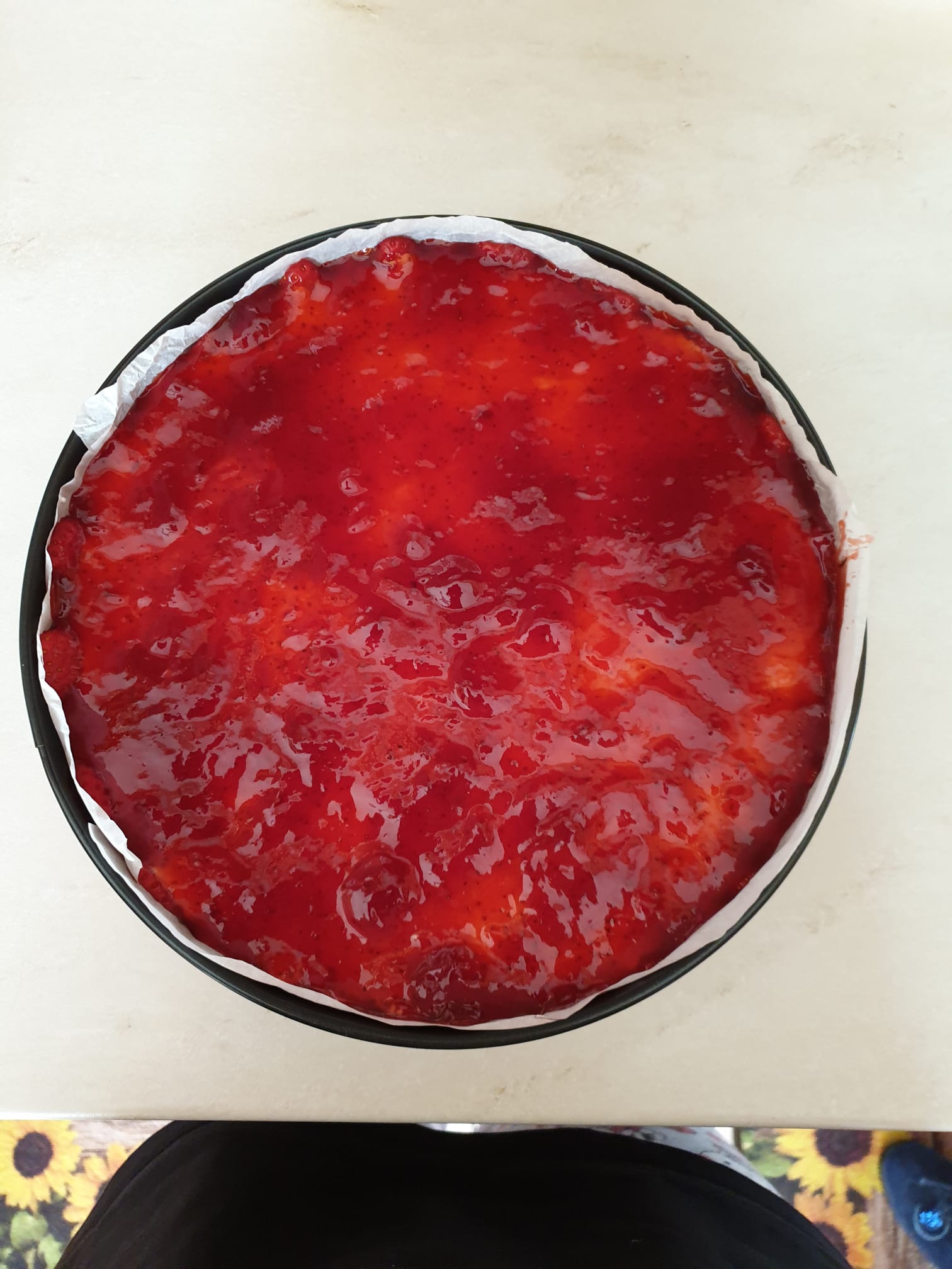 Cheesecake fragole e cocco