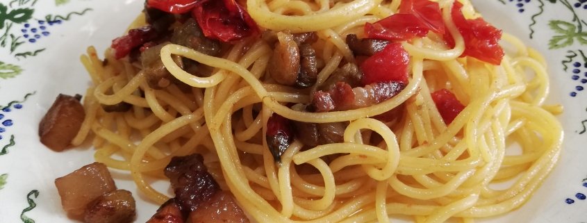 Tonnarelli carciofi e guanciale