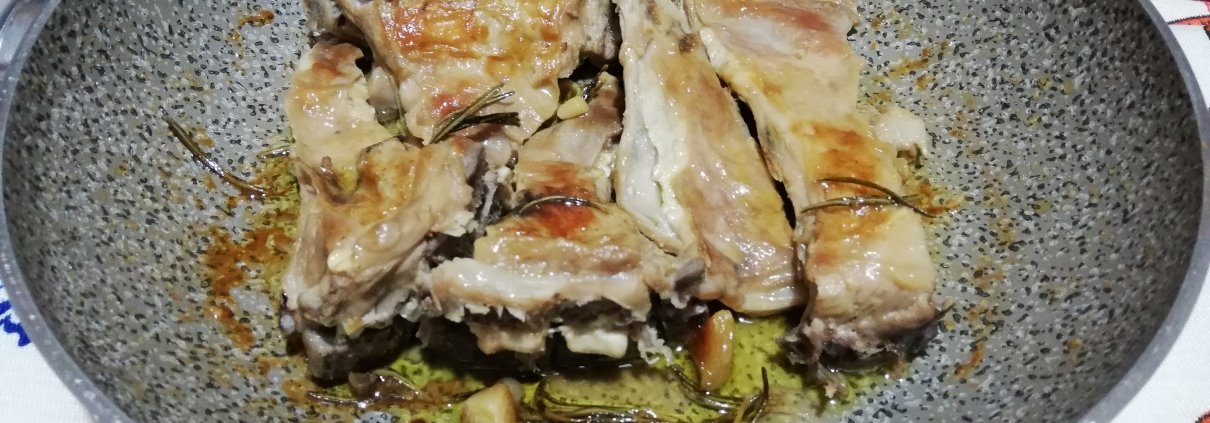 Costolette di abbacchio alla cacciatora