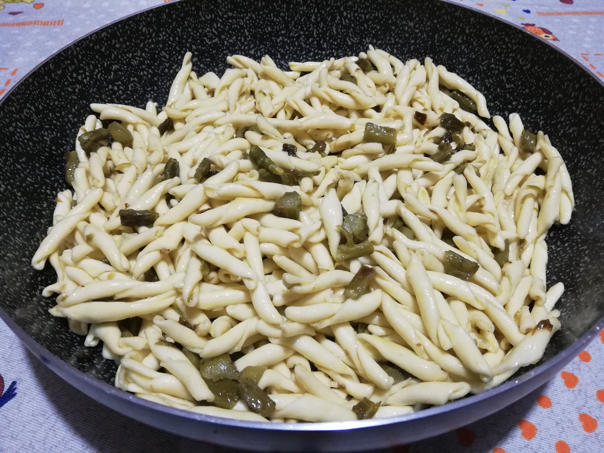 Fusilli freschi agli asparagi