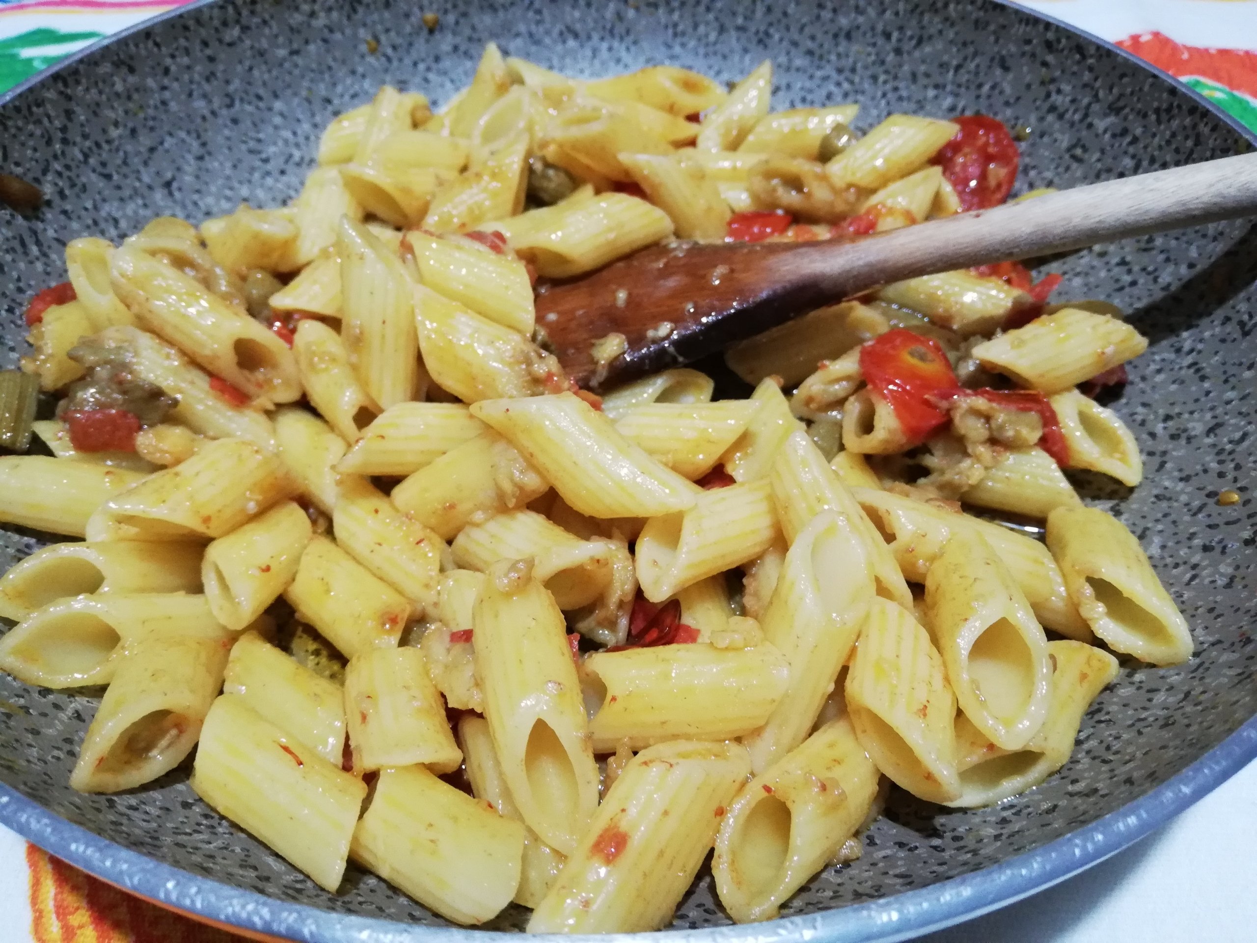 Pennette carciofi e melanzane