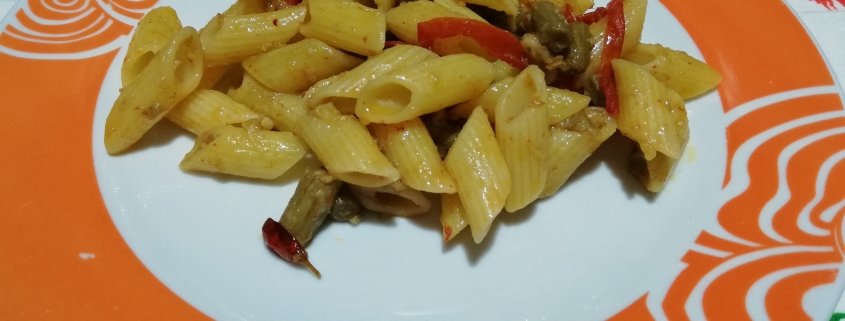 Pennette carciofi e guanciale