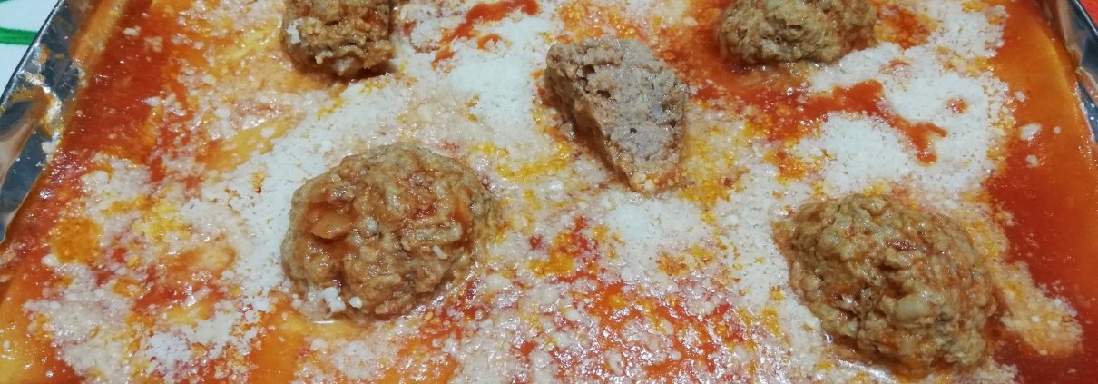 Lasagna con polpette