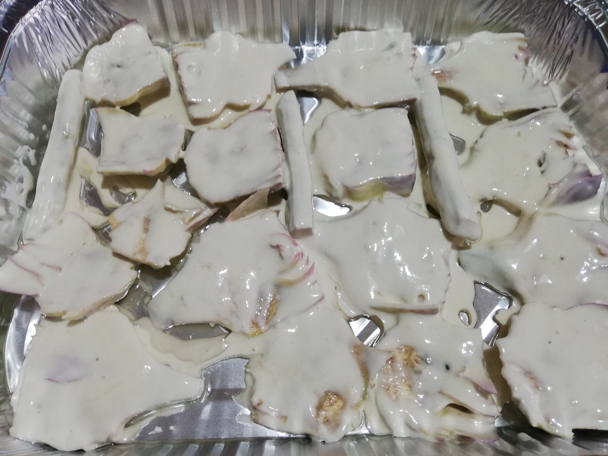 Carciofi romaneschi pastellati al forno