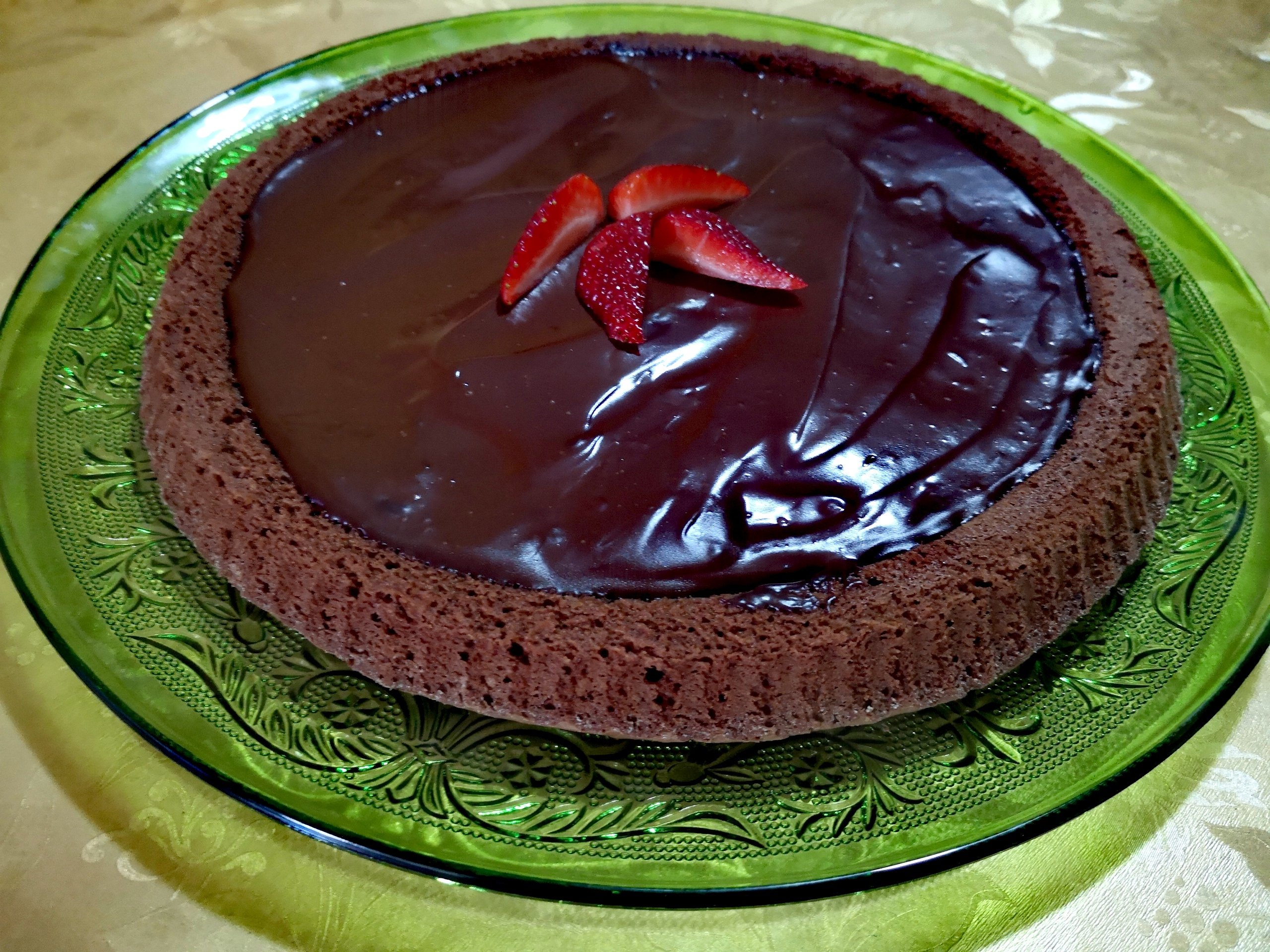 Torta al cioccolato senza lievito