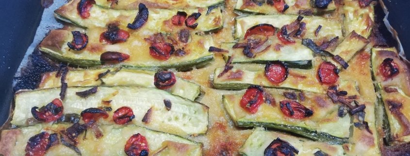 Zucchine pastellate al forno