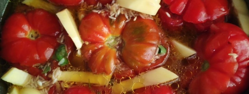 Pomodori col riso al tegame (di Marina)