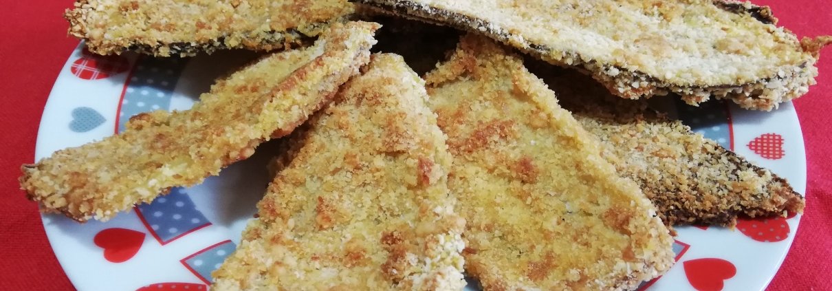 Melanzane impanate al forno