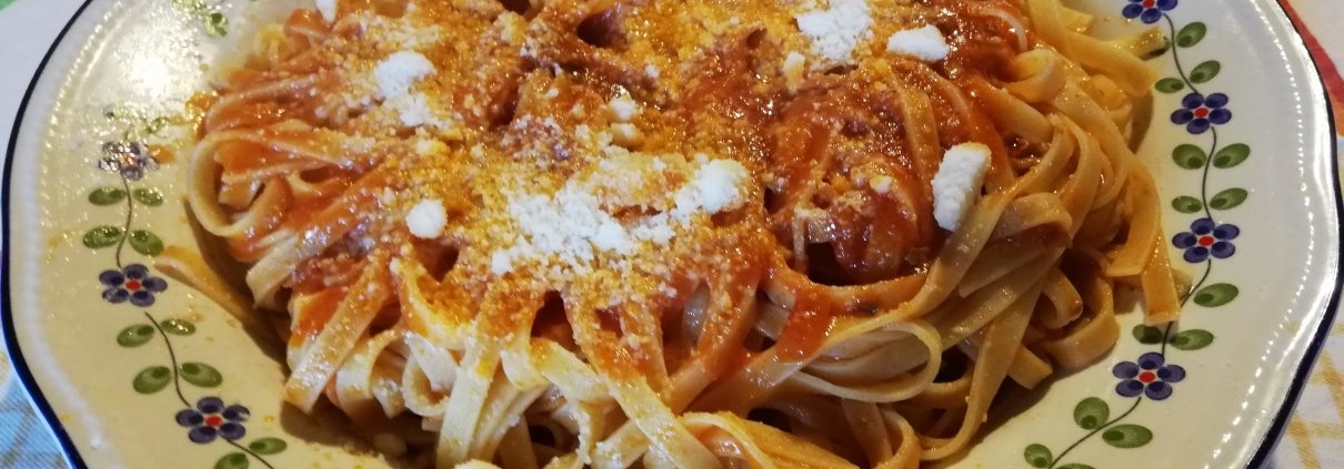 Tagliatelle Santoni al sugo di polpette