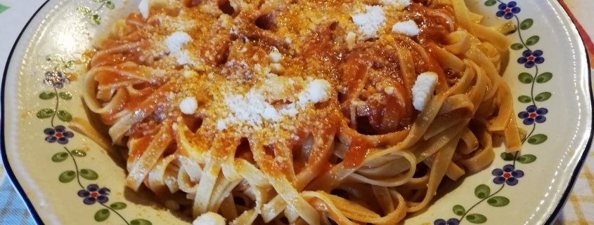 Tagliatelle Santoni al sugo di polpette
