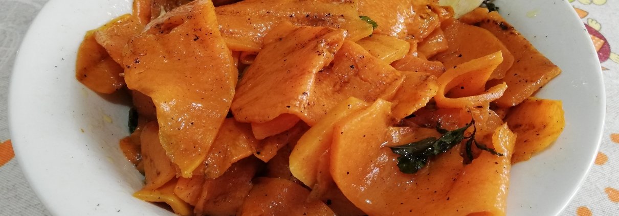 Zucca gialla arrostita