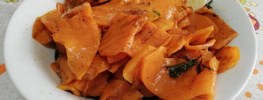 Zucca gialla arrostita