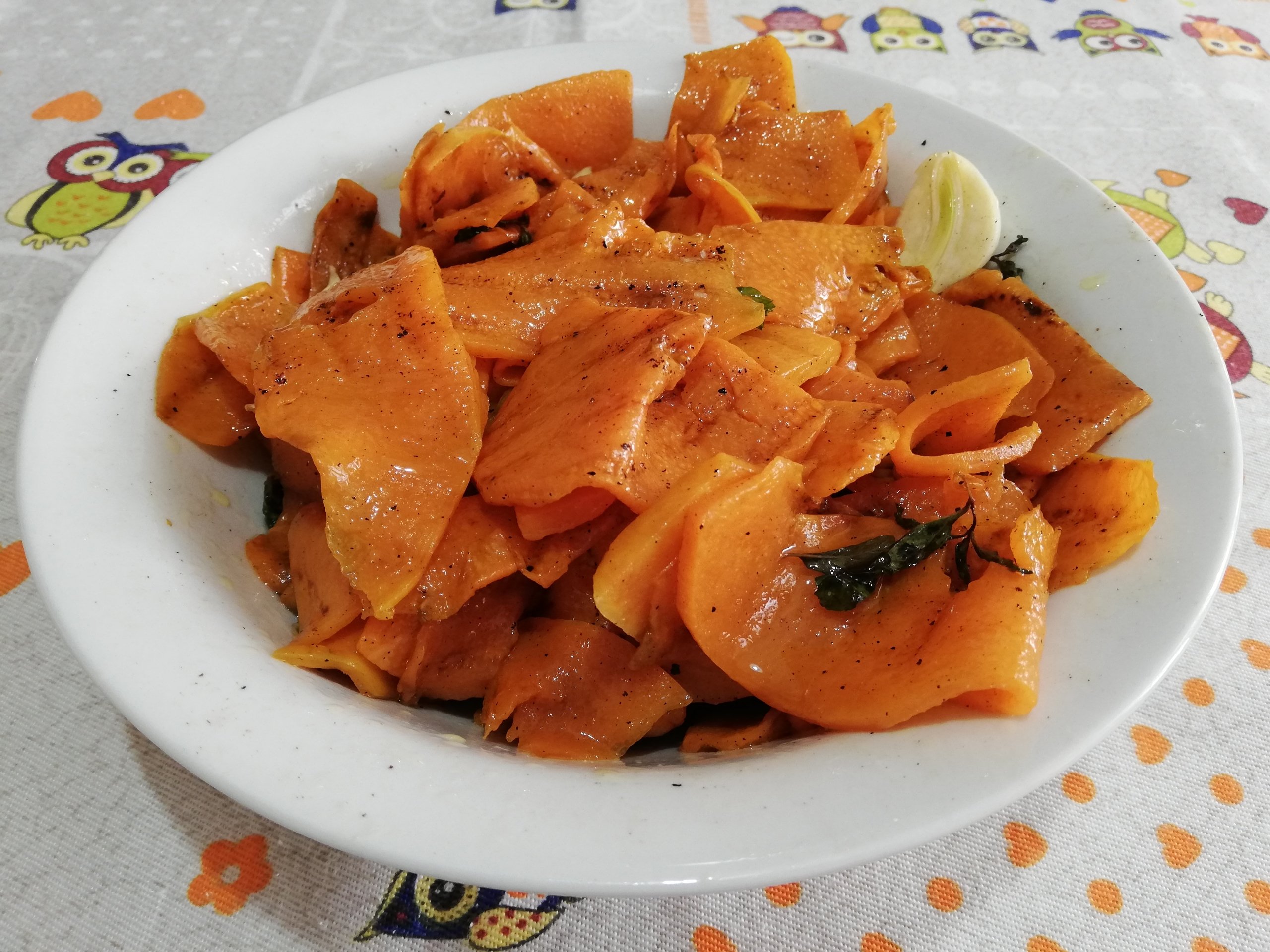 Zucca gialla arrostita