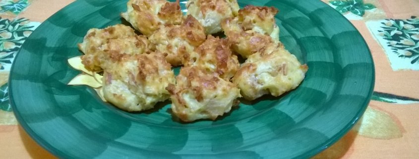 Bocconcini al prosciutto e formaggio