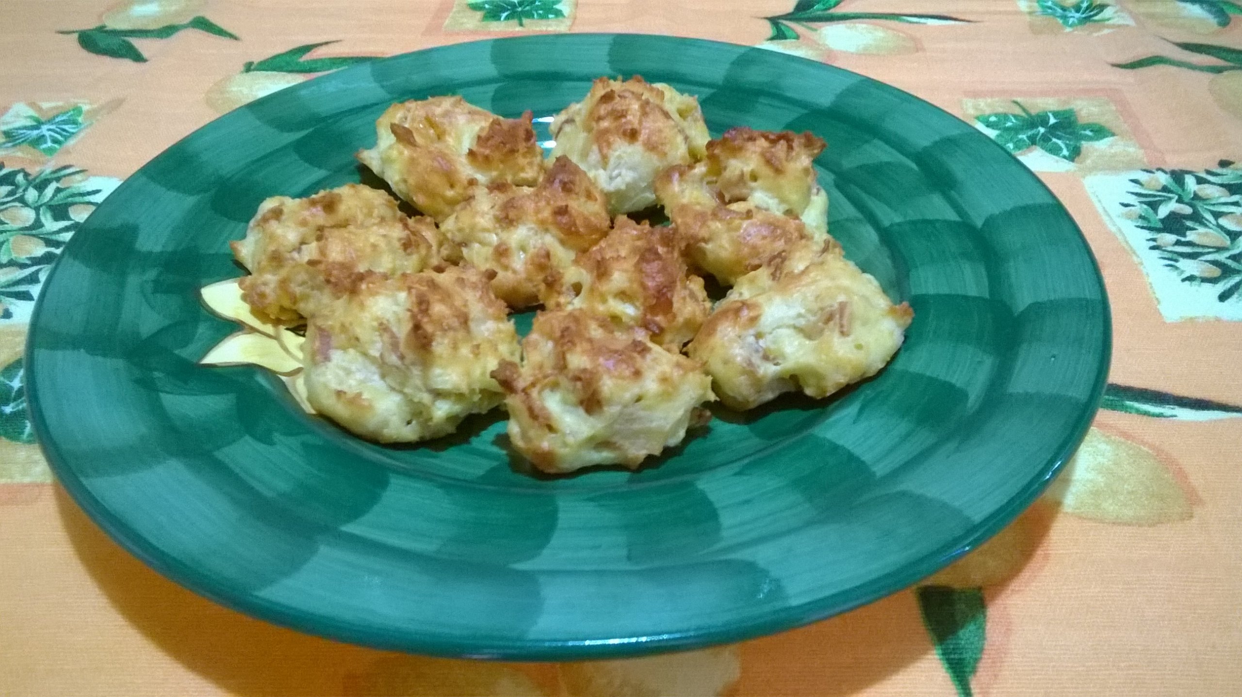 Bocconcini al prosciutto e formaggio