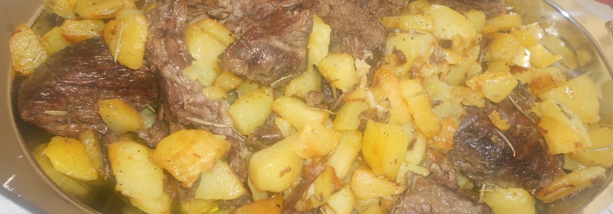 carne da brodo e patate
