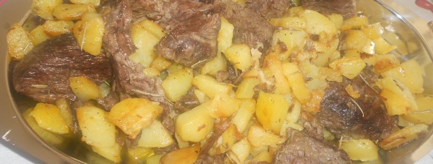 carne da brodo e patate