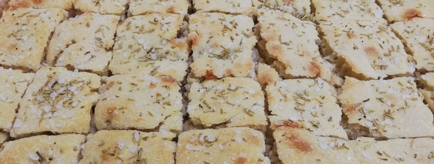 Focaccia con sale grosso