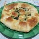 Torta salata con cavolo cinese e prosciutto cotto