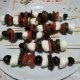 Spiedini di verdure grigliate e mozzarella