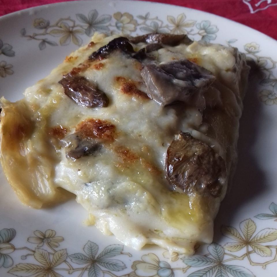 lasagna bianca ai funghi misti di rita