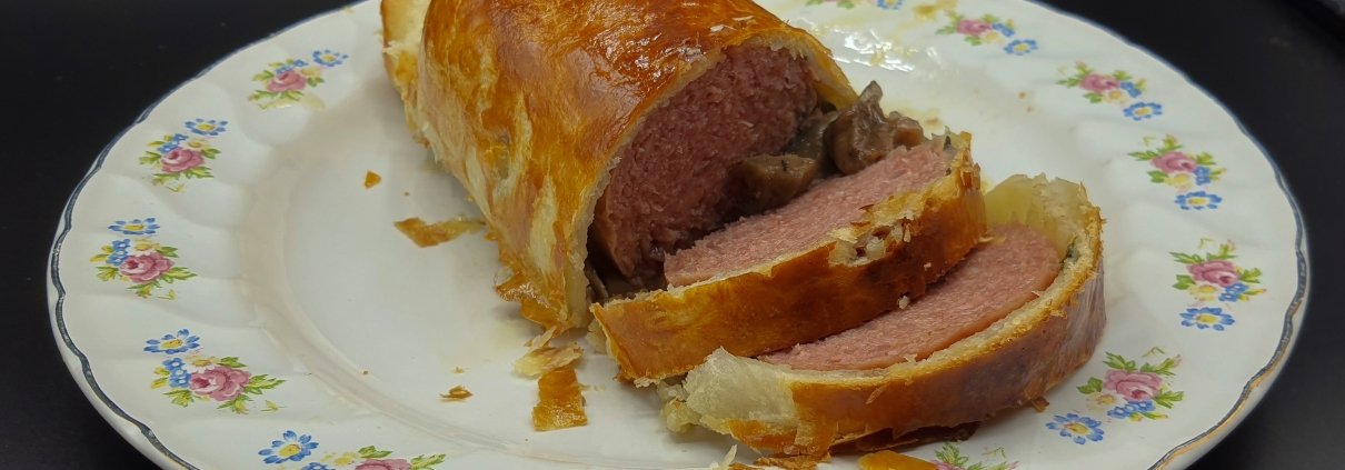 Cotechino in crosta con funghi