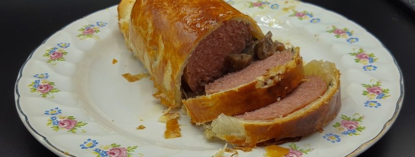 Cotechino in crosta con funghi