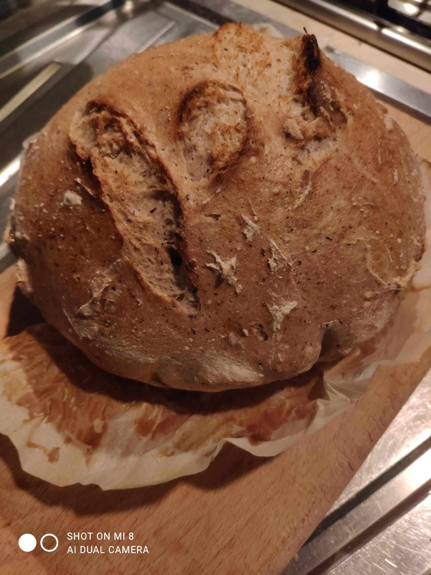 Pane senza glutine, senza lattosio e senza lievito di birra
