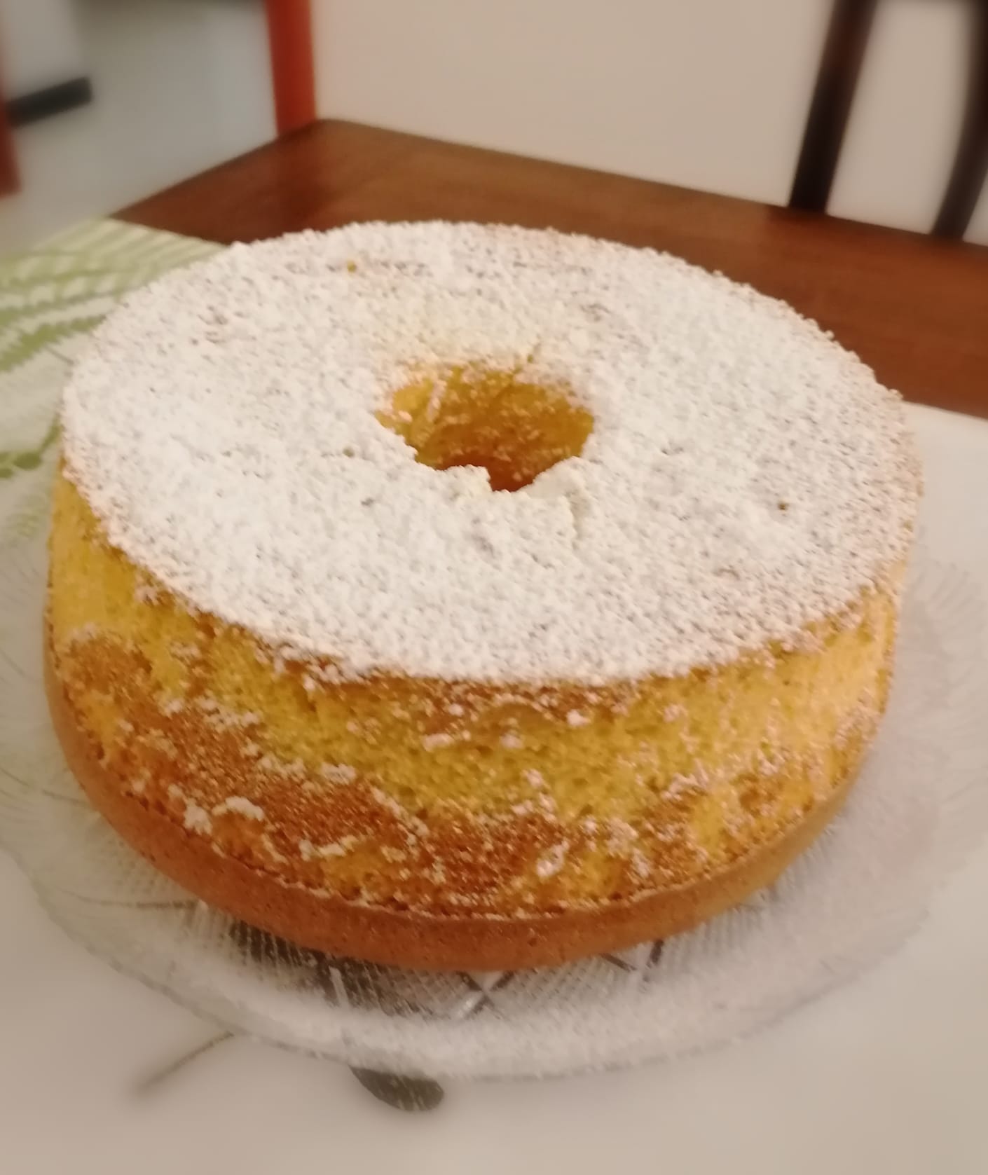 Chiffon Cake all'arancia