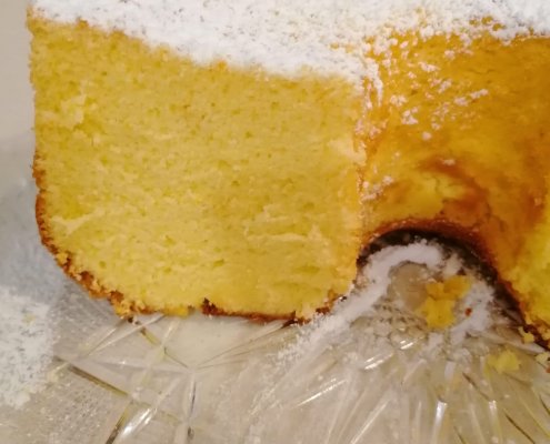 Chiffon Cake all'arancia