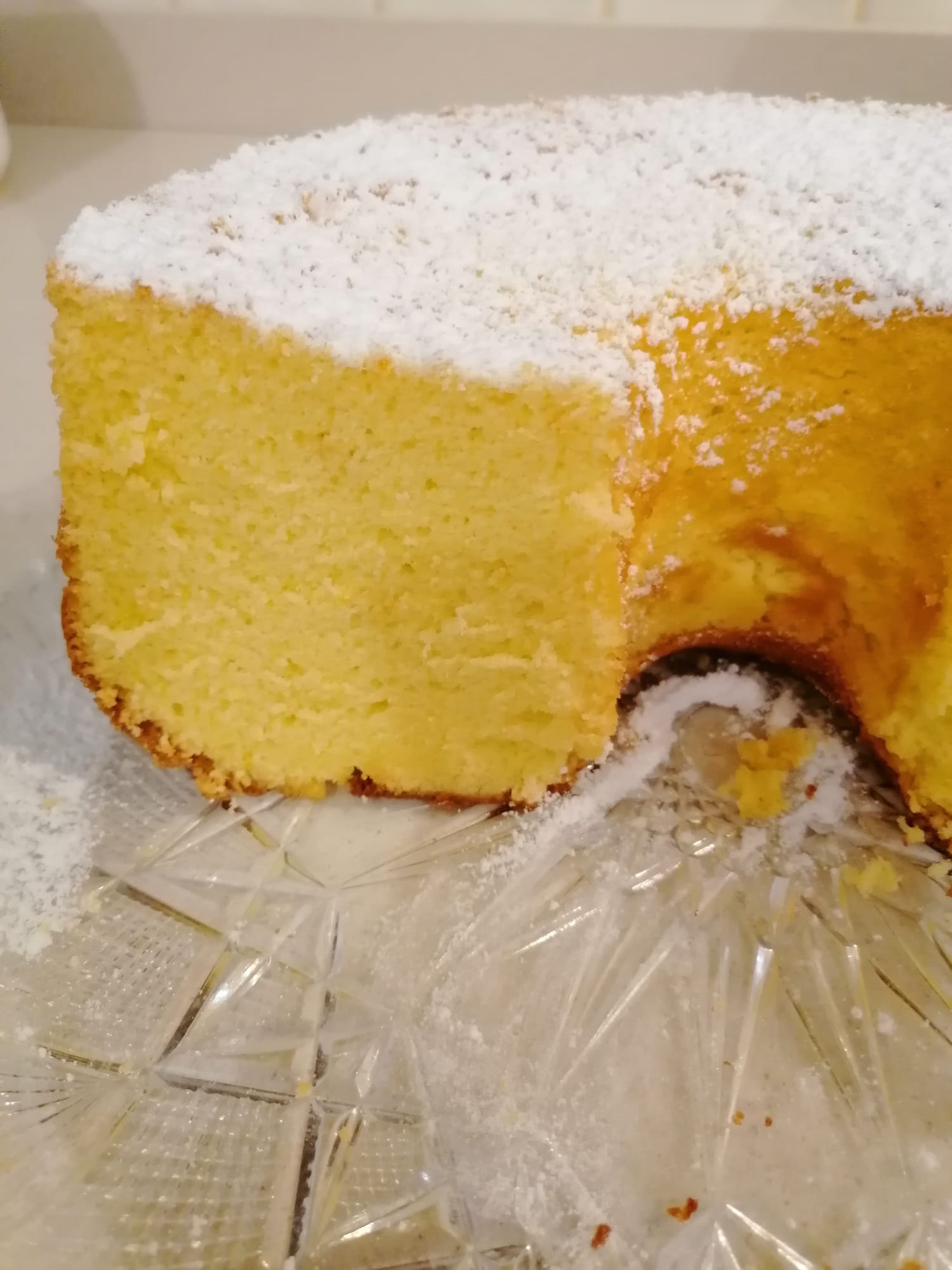 Chiffon Cake all'arancia