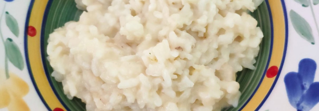 Risotto al limone senza lattosio